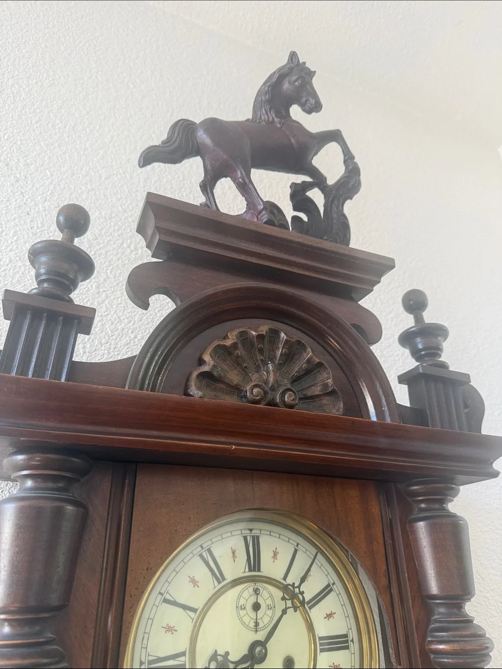 Gustav Becker wall clock, pre 1880.